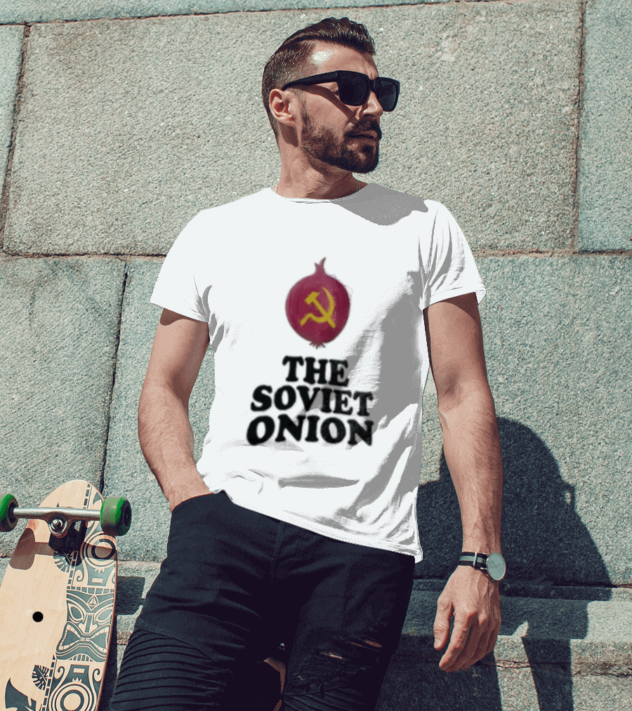 The Soviet Onion Hammer And Sickle T-Shirt