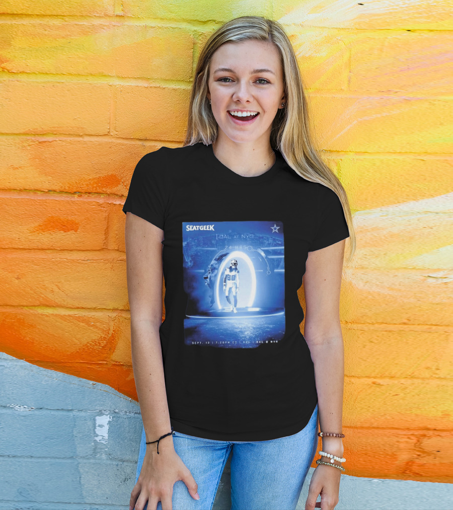 Seatgeek Dallas Vs New York Giants MetLife Stadium September 13 2026 24 Hrs Countdown T-Shirt