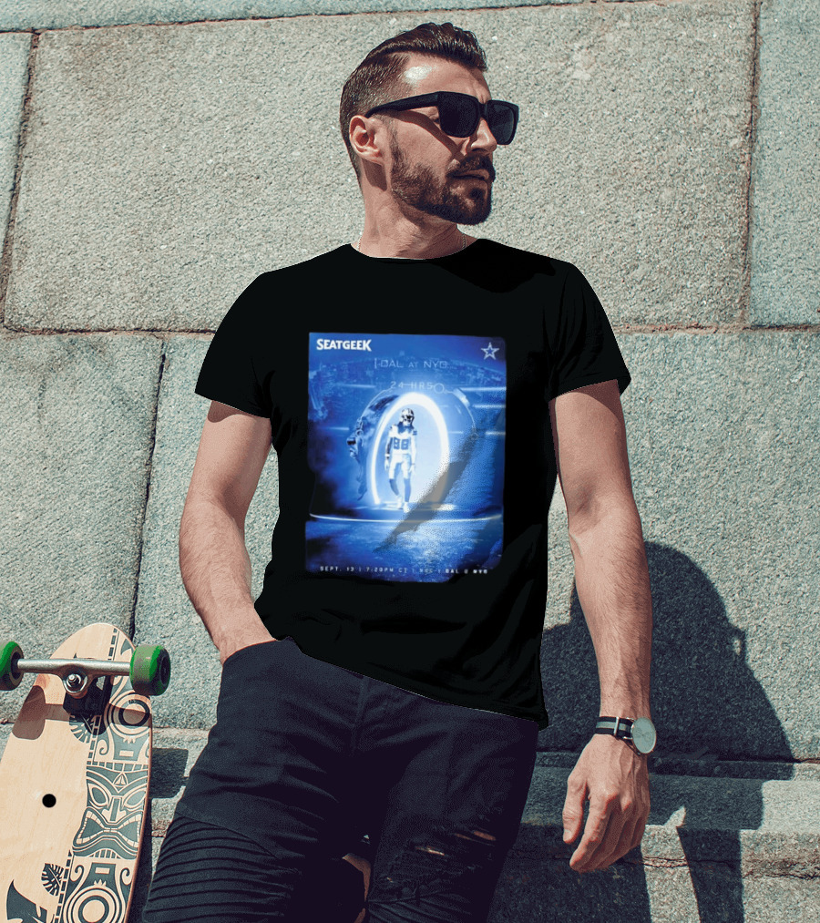 Seatgeek Dallas Vs New York Giants MetLife Stadium September 13 2026 24 Hrs Countdown T-Shirt