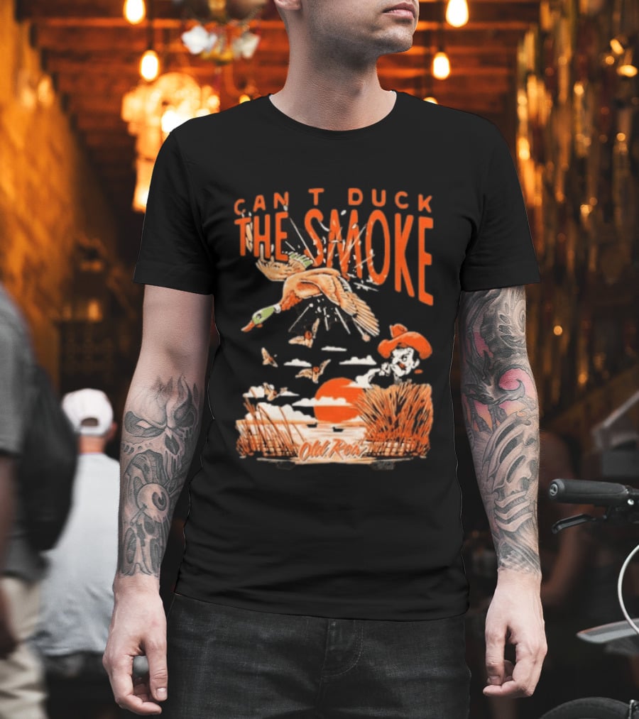 Oklahoma State Cowboys Can't Duck The Smoke Vintage Old Row T-Shirt