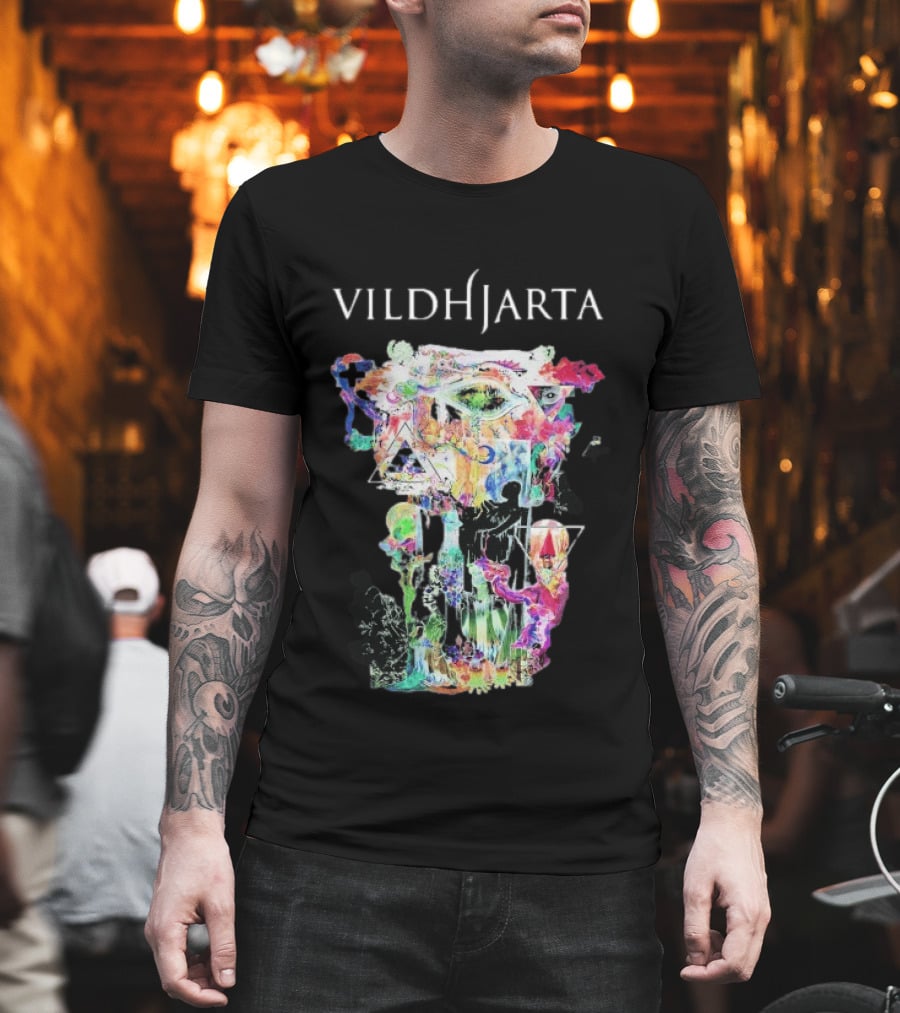 Vildhjarta Ylva Colorful Abstract T-Shirt