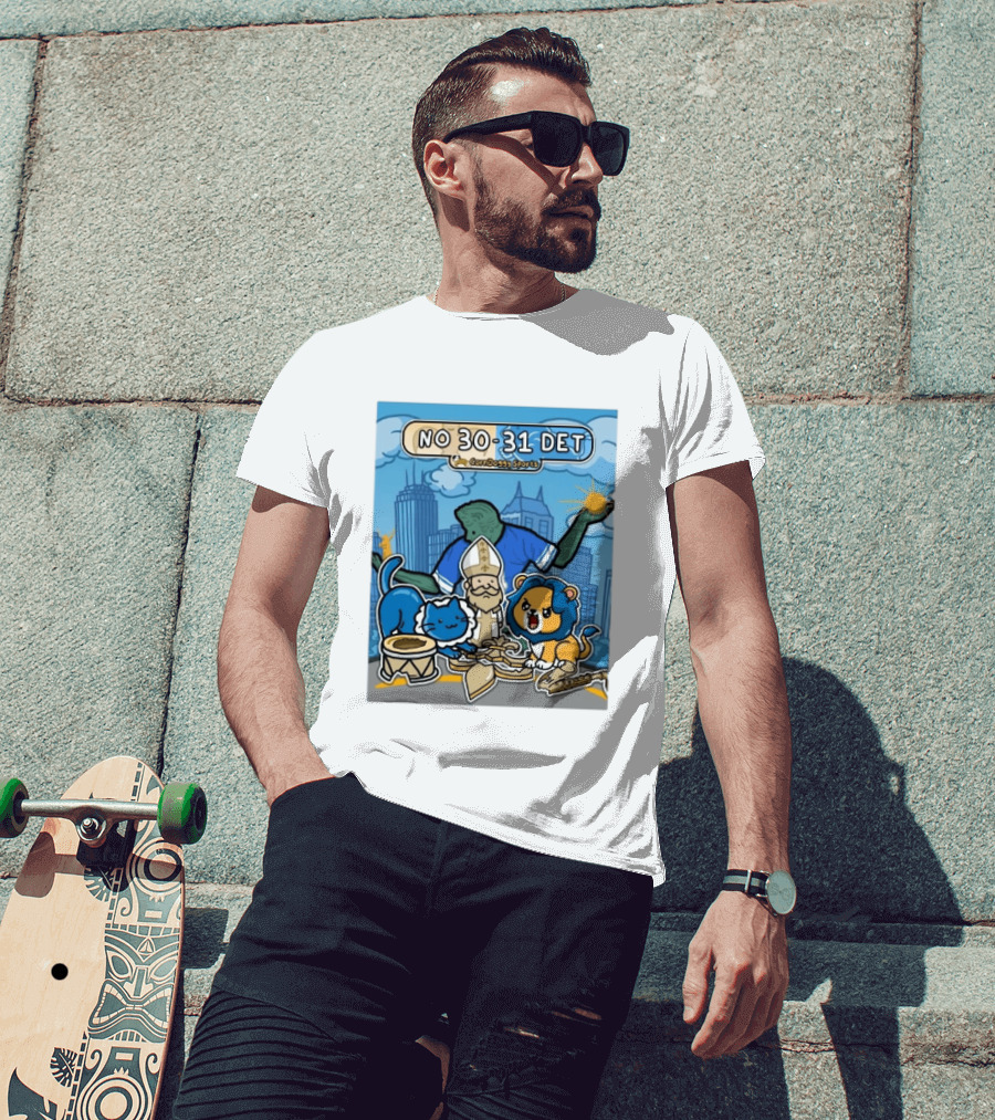 CornDoggy Sports NO 30 31 DET New Orleans Saints Vs Detroit Lions T-Shirt