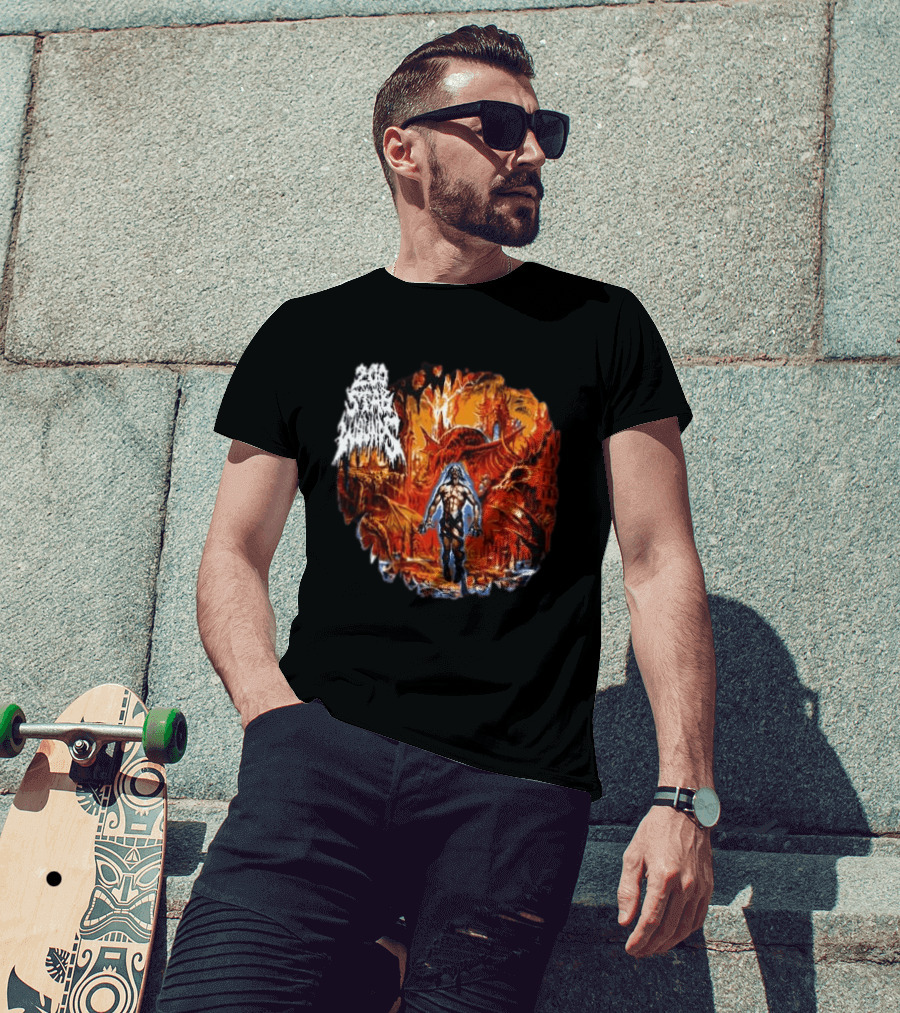 200 Stab Wounds Lowest Form Evilgreed Shop Longsleeve Fiery Dragon T-Shirt