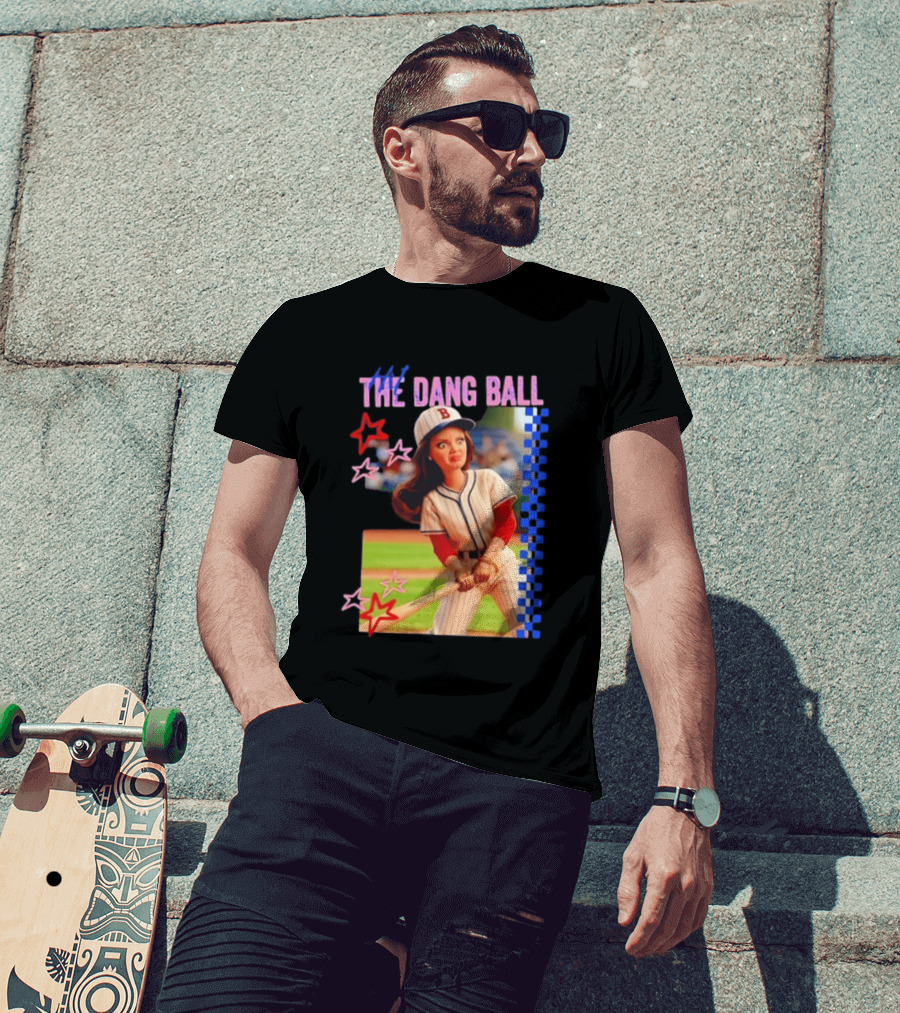 Barbie Ballfield Hit The Dang Ball Baseball Player Doll Vintage Stars T-Shirt