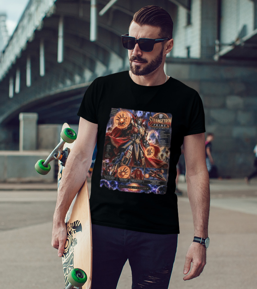 Strangetron Prime Master Of All Realities Realities Transform Mystic Master Crown Of Leviathos Eye Of Paradox T-Shirt
