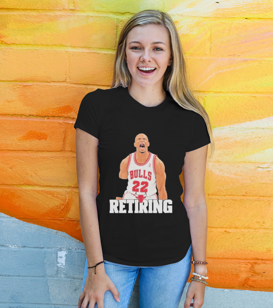 Taj Gibson 22 Bulls Retiring Iconic Moment T-Shirt