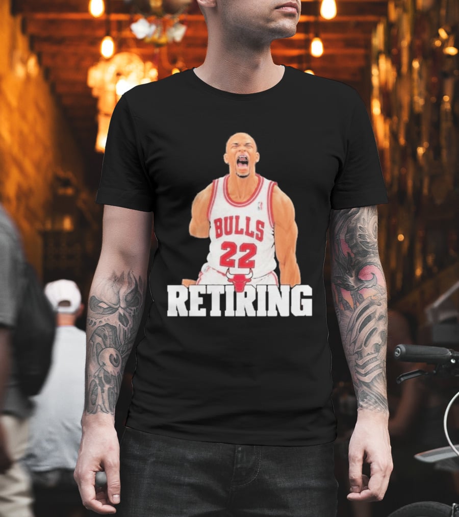 Taj Gibson 22 Bulls Retiring Iconic Moment T-Shirt