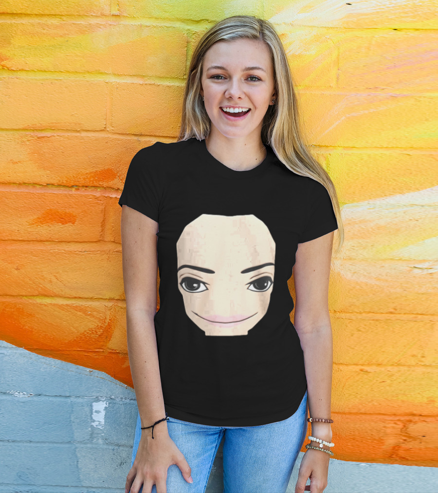 Roblox Avatar Smirking Face Female T-Shirt
