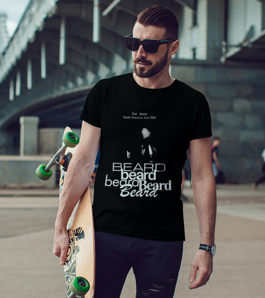 Syd Of The Internet Beard Tour 2026 North America November 7 Vancouver December 16 Los Angeles T-Shirt