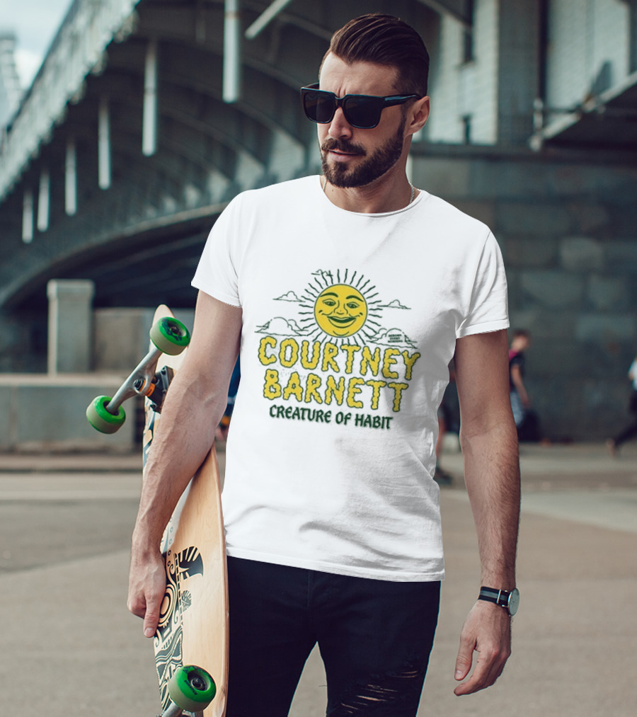 Courtney Barnett Creature Of Habit Sunny Face T-Shirt