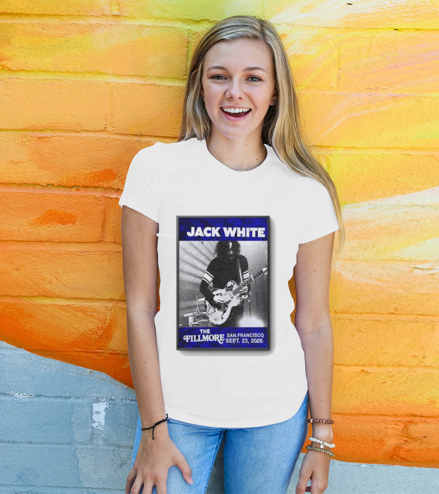 Jack White The Fillmore San Francisco September 23 2026 T-Shirt