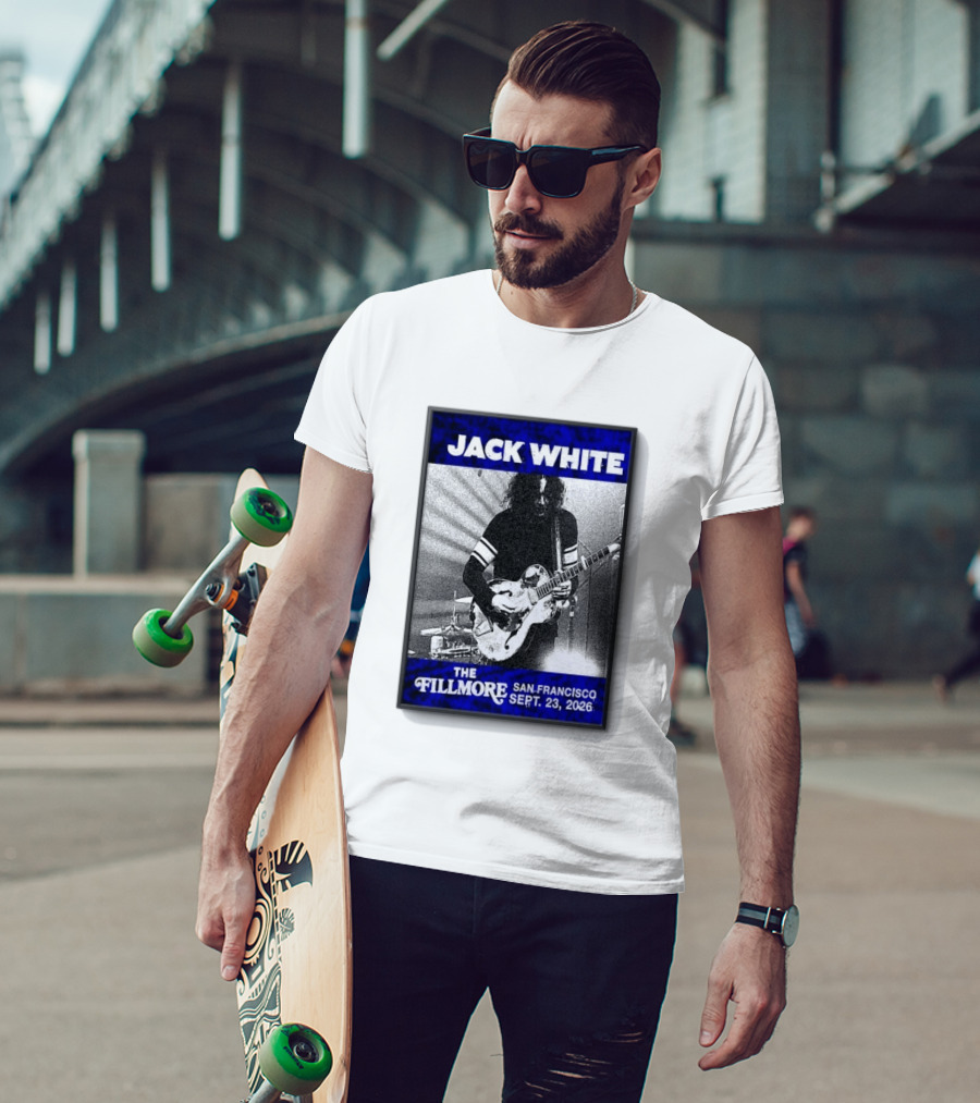 Jack White The Fillmore San Francisco September 23 2026 T-Shirt