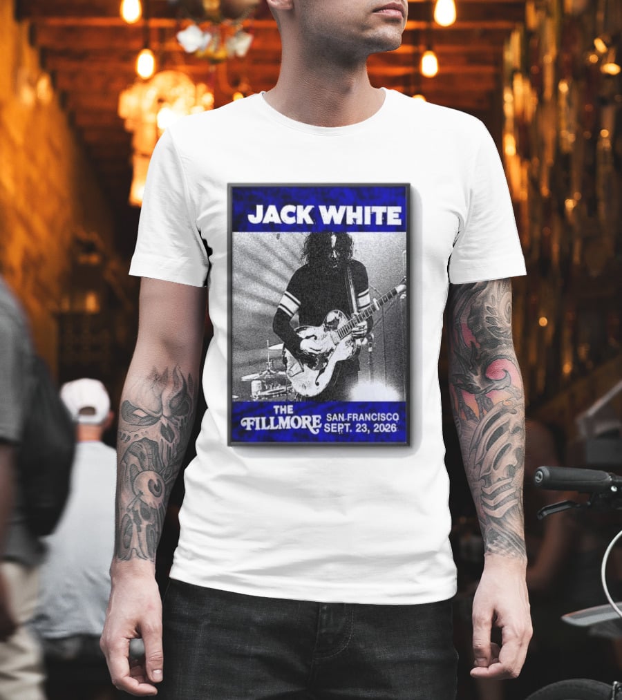 Jack White The Fillmore San Francisco September 23 2026 T-Shirt