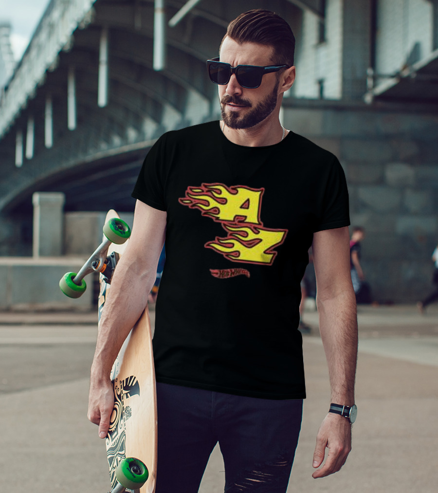 Hot Wheels AZ Flame Arizona Beverages Collaboration T-Shirt