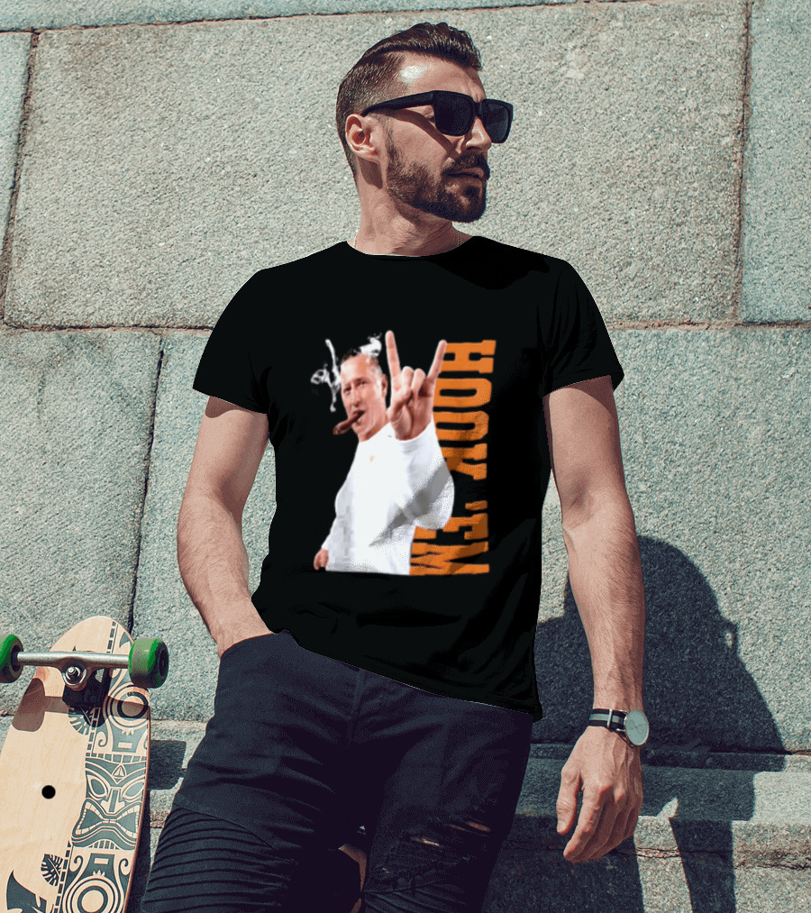 Coach Steve Sarkisian Hock 'Em Gesture Football Spirit T-Shirt