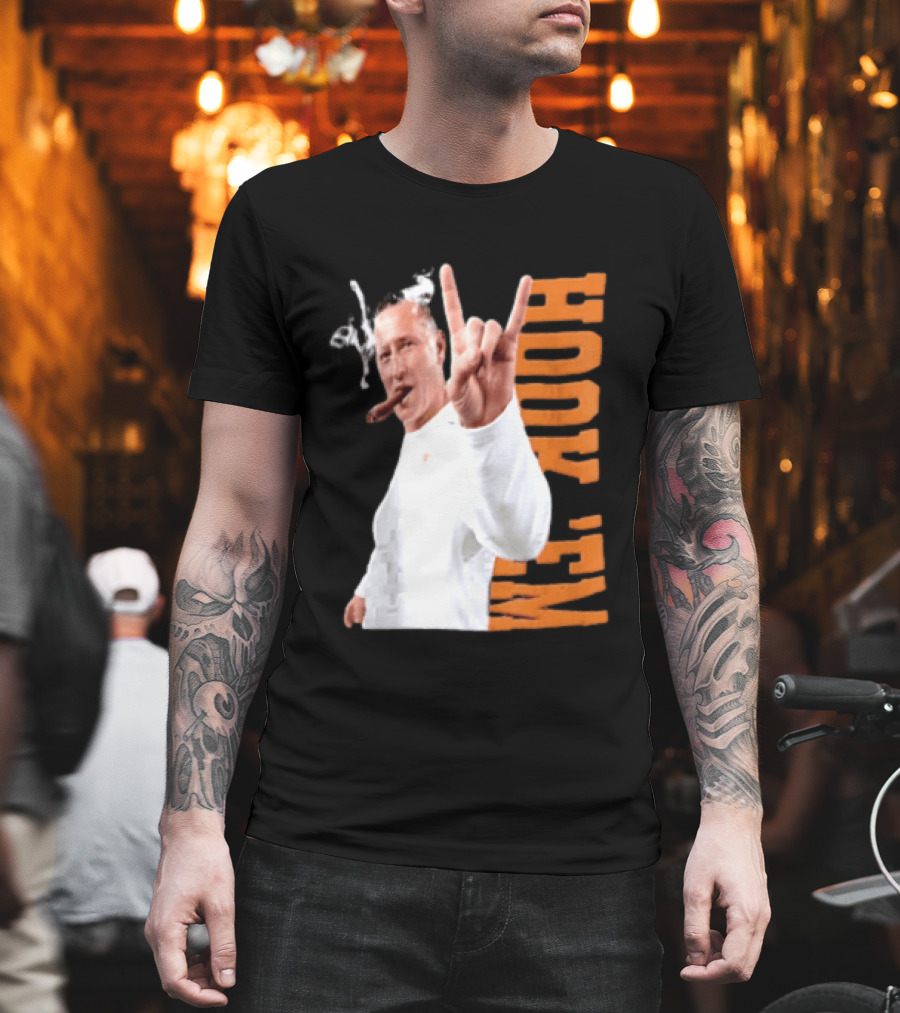 Coach Steve Sarkisian Hock 'Em Gesture Football Spirit T-Shirt