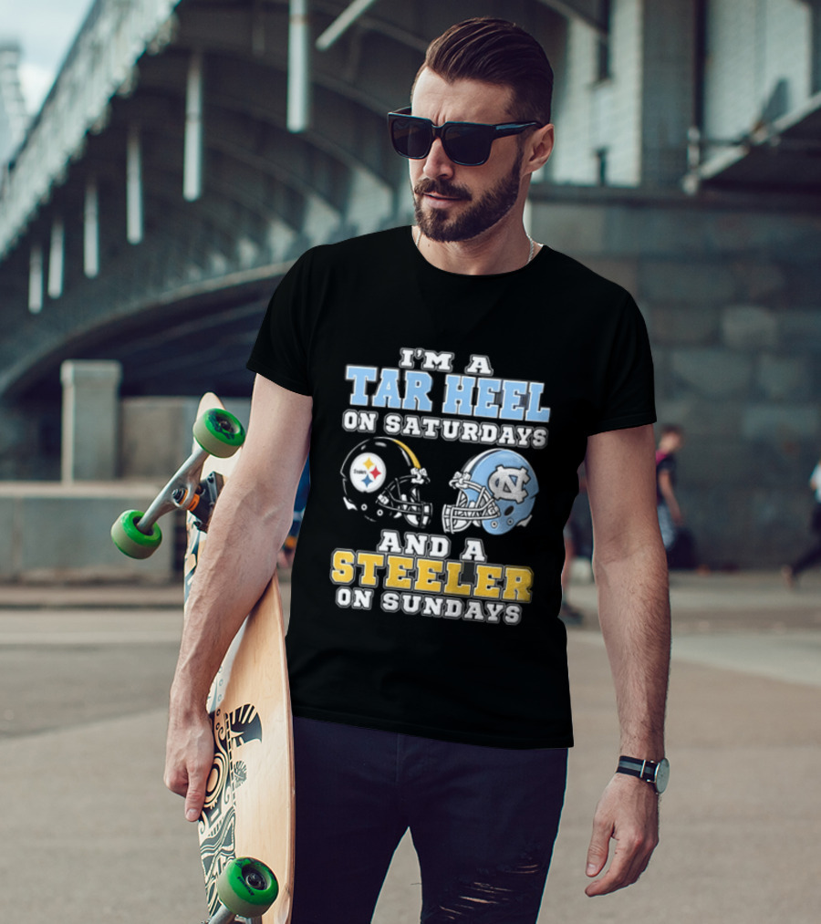 Pitt Panther On Saturdays And Steeler On Sundays Football Team Spirit T-Shirt