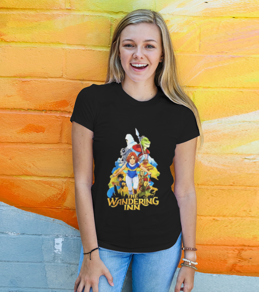 The Wandering Inn Fantasy Adventure Characters And Iconic Journey T-Shirt