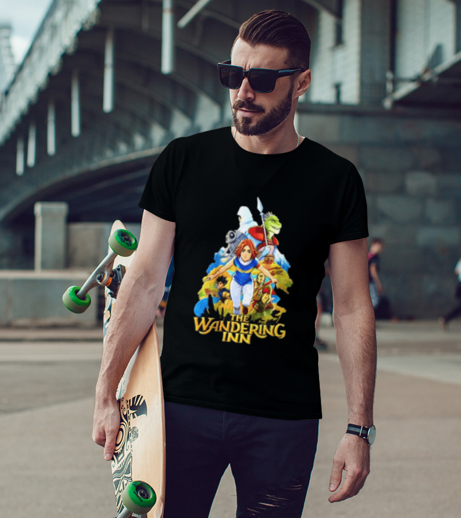 The Wandering Inn Fantasy Adventure Characters And Iconic Journey T-Shirt