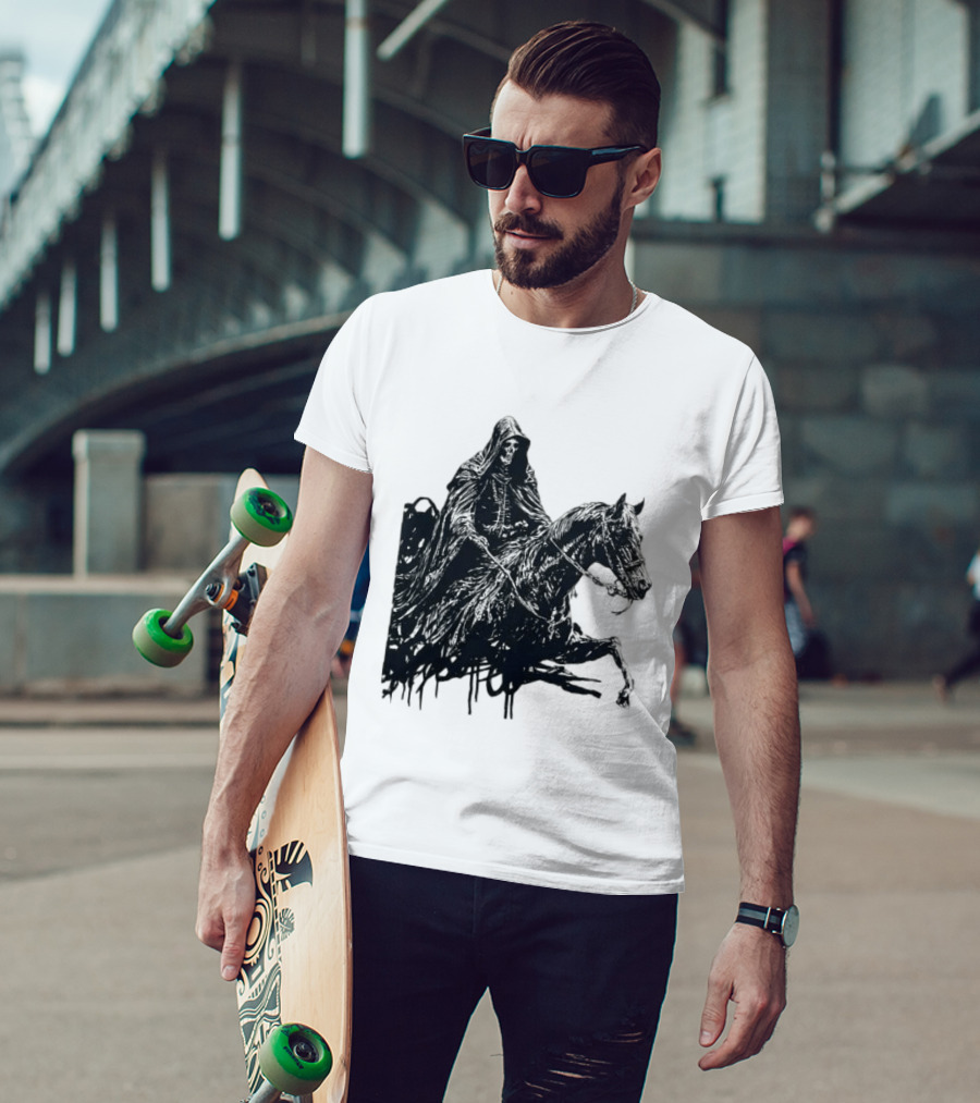 A7x World Store Total Surrender Grim Reaper Horseman T-Shirt
