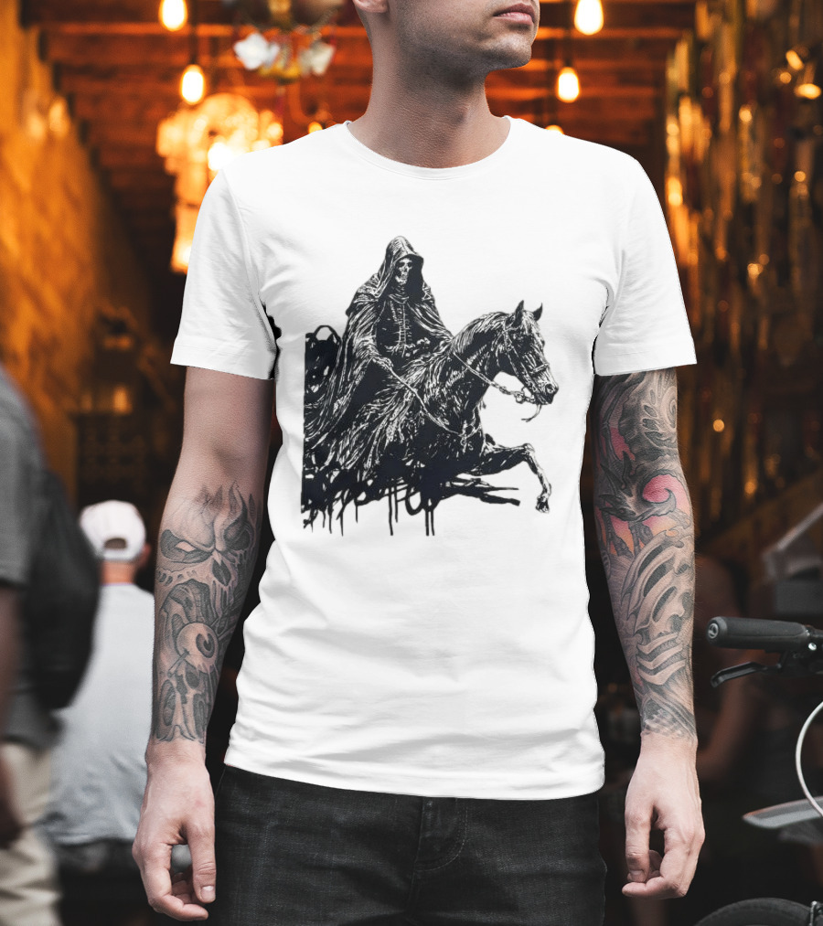 A7x World Store Total Surrender Grim Reaper Horseman T-Shirt