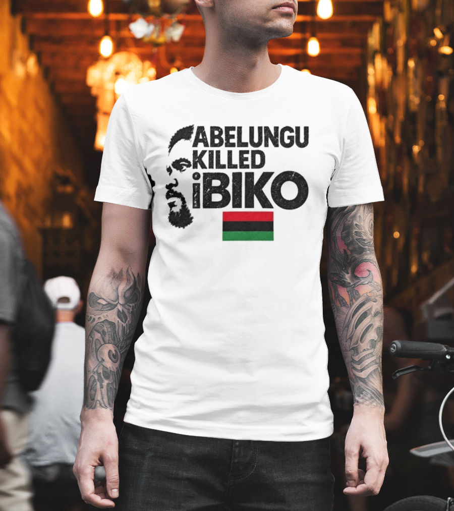 Abelungu Killed Ibiko Pan African Flag T-Shirt