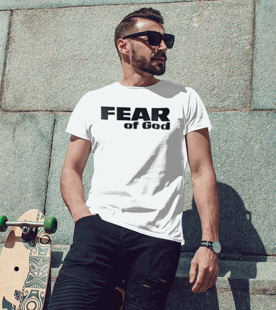 Fear Of God Heavy Block Lettering Minimalist T-Shirt