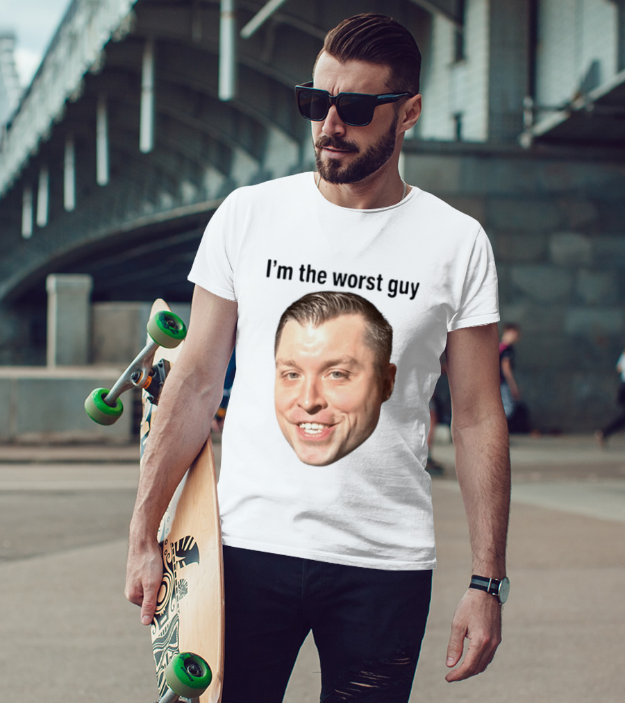 Jimmy Failla I'm The Worst Guy Big Head Face Meme T-Shirt