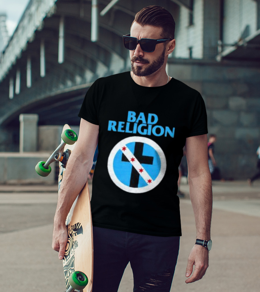 Bad Religion Store Riot Fest Chicago T-Shirt
