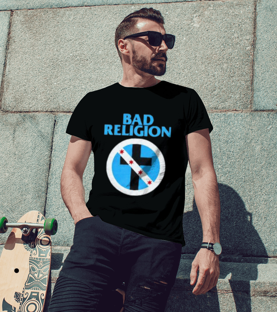 Bad Religion Store Riot Fest Chicago T-Shirt