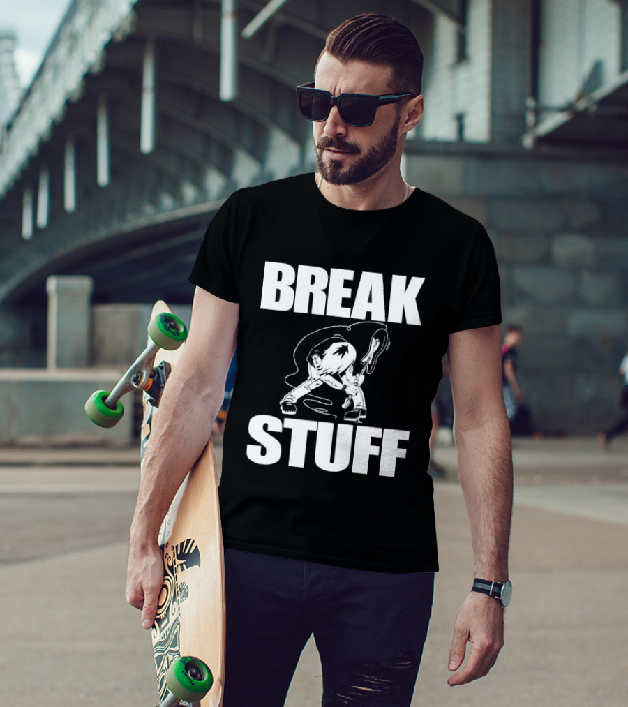 Limp Bizkit Break Stuff Illustration Iconic Band T-Shirt