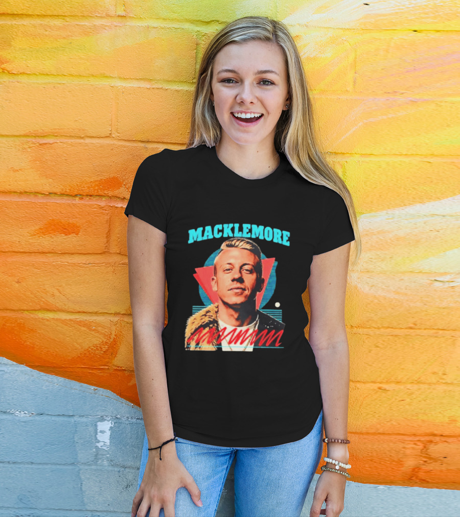 Macklemore Vintage Retro Style Collage T-Shirt