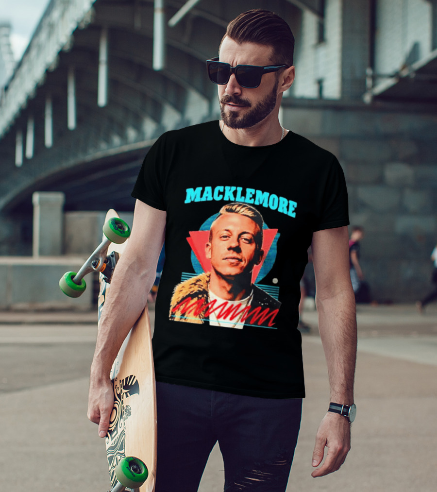 Macklemore Vintage Retro Style Collage T-Shirt