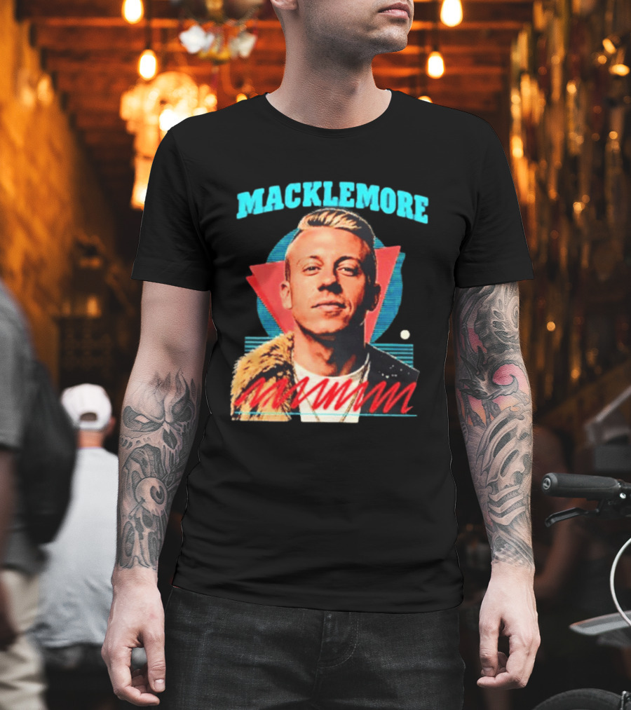 Macklemore Vintage Retro Style Collage T-Shirt