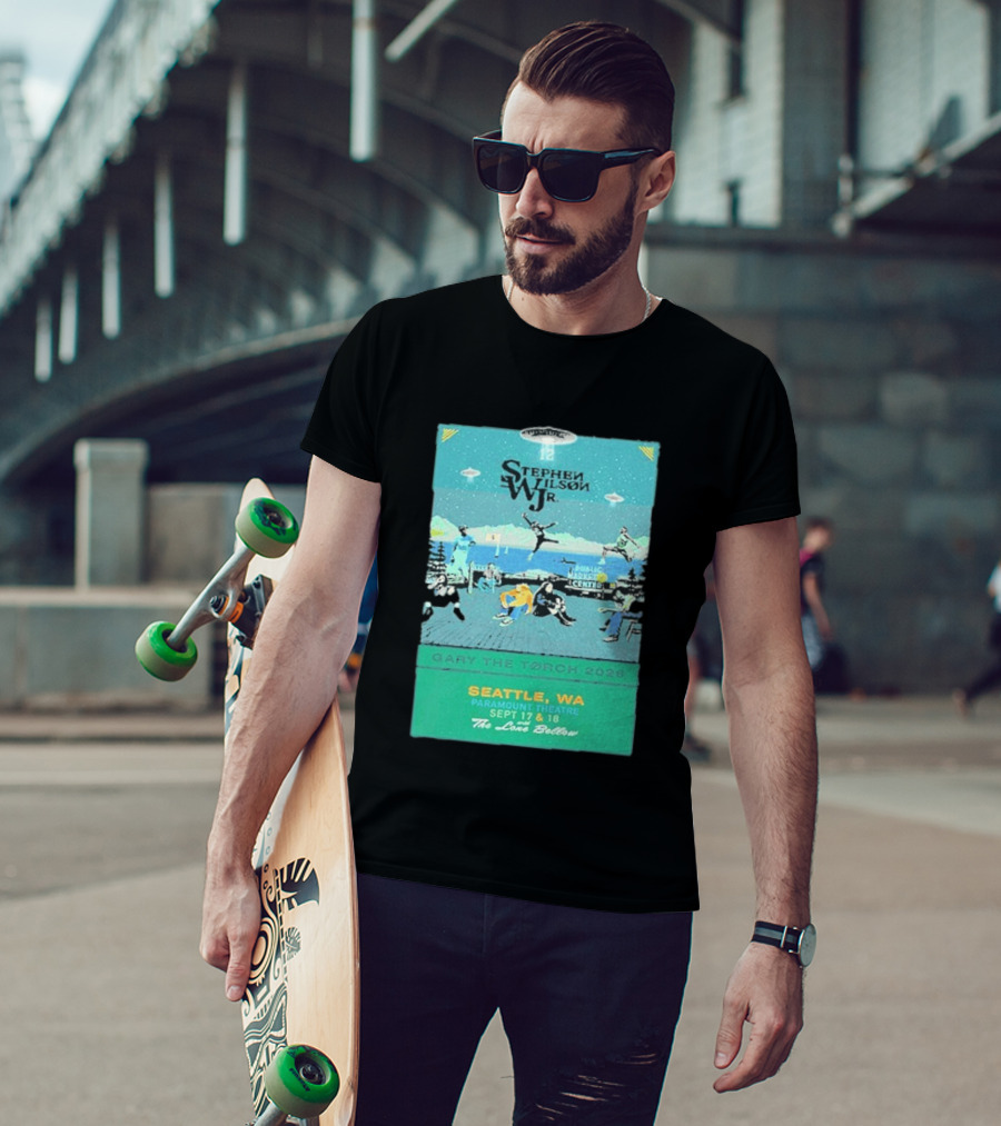 Stephen Wilson Jr Carry The Torch 2026 Seattle Paramount Theatre Event September 17 18 Public Market Center Seattle WA T-Shirt