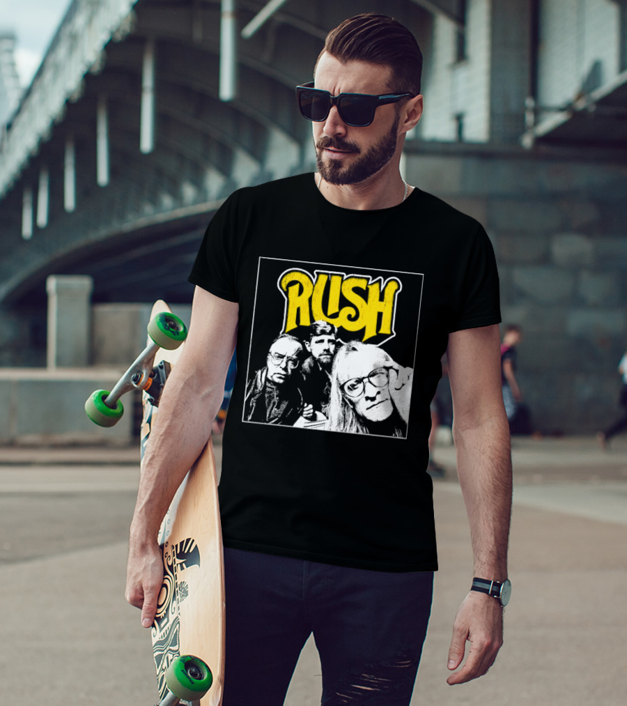 Rush Lone Gunmen Yellow T-Shirt