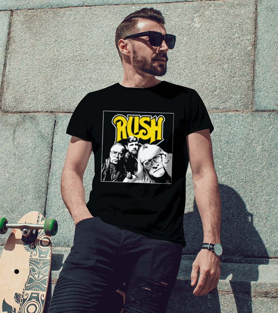Rush Lone Gunmen Yellow T-Shirt