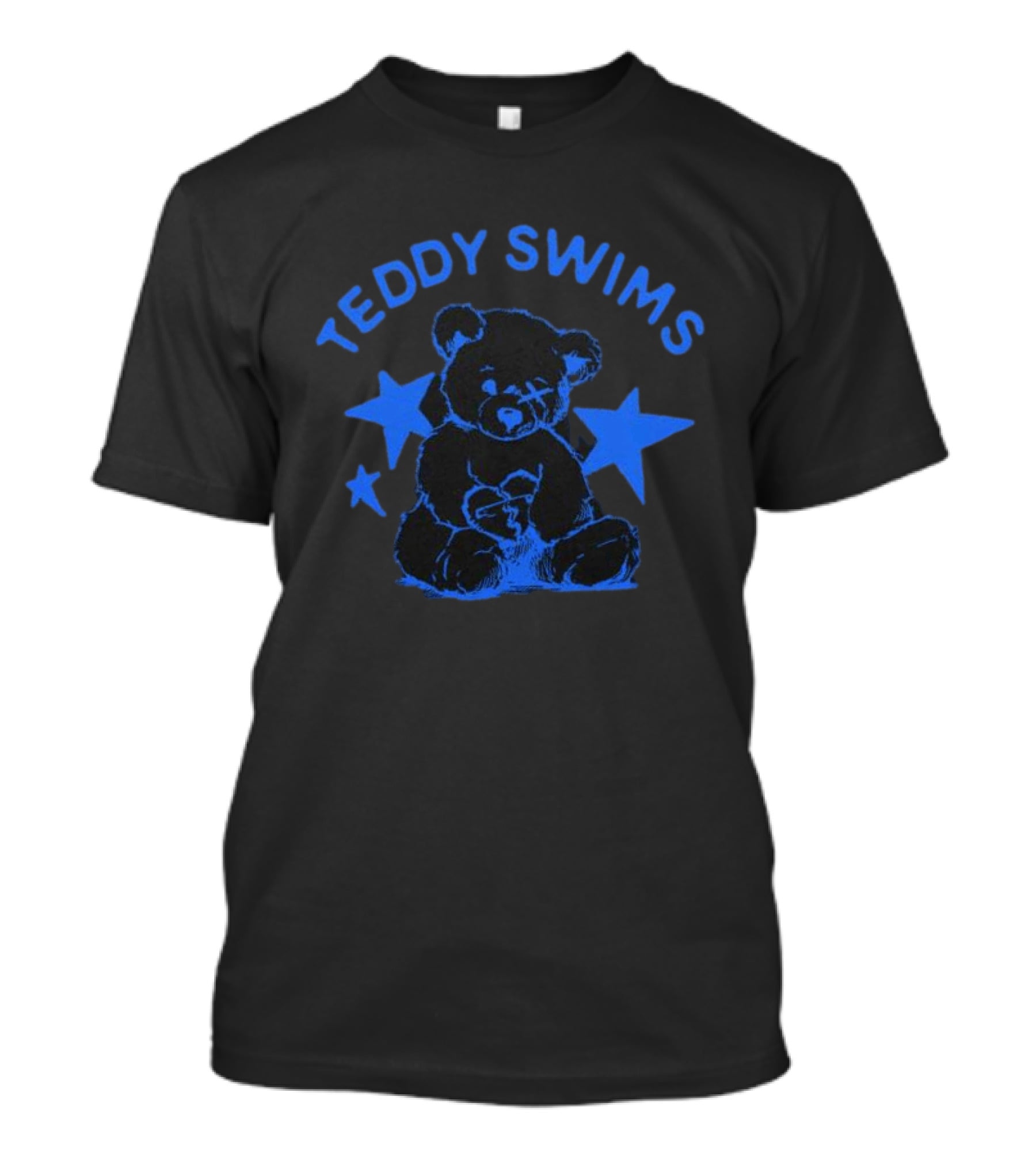 Teddy Swims Teddy Stars Bear Illustration In Blue With Stars T-Shirt