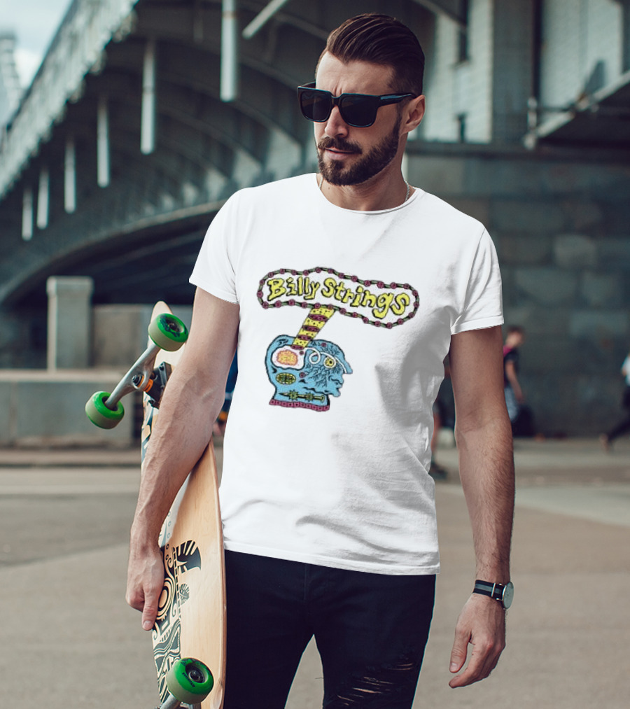 Billy Strings Store Head Brain T-Shirt