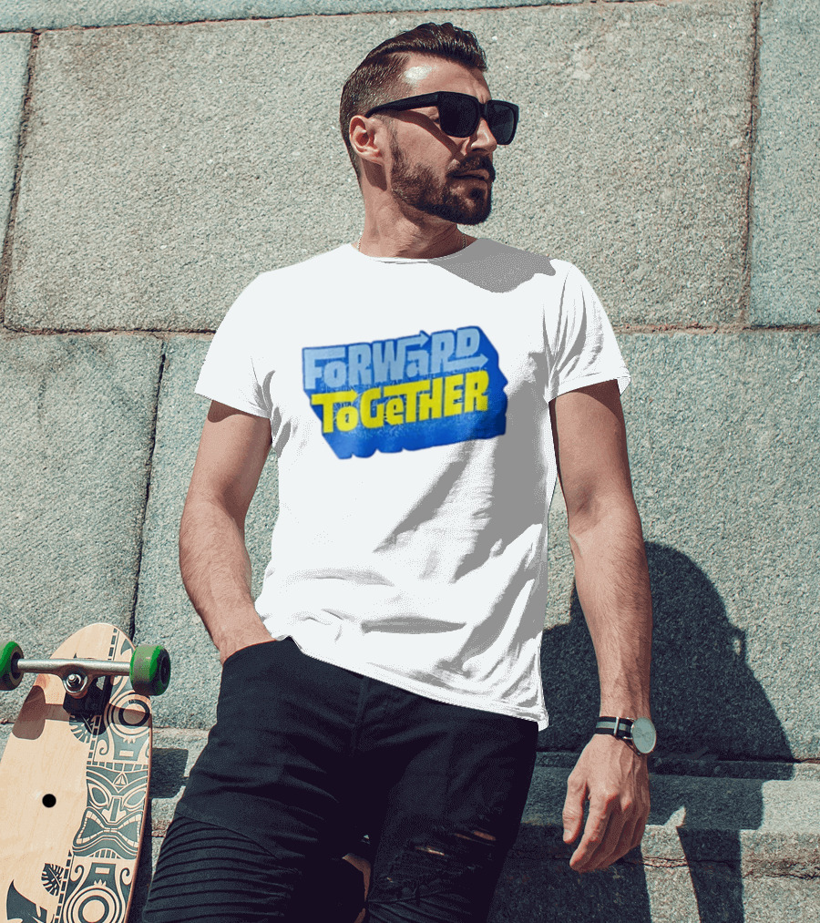 Forward Together Blue Yellow 2026 T-Shirt