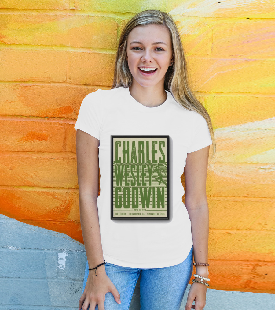 Charles Wesley Godwin The Fillmore Philadelphia PA September 18 2026 T-Shirt