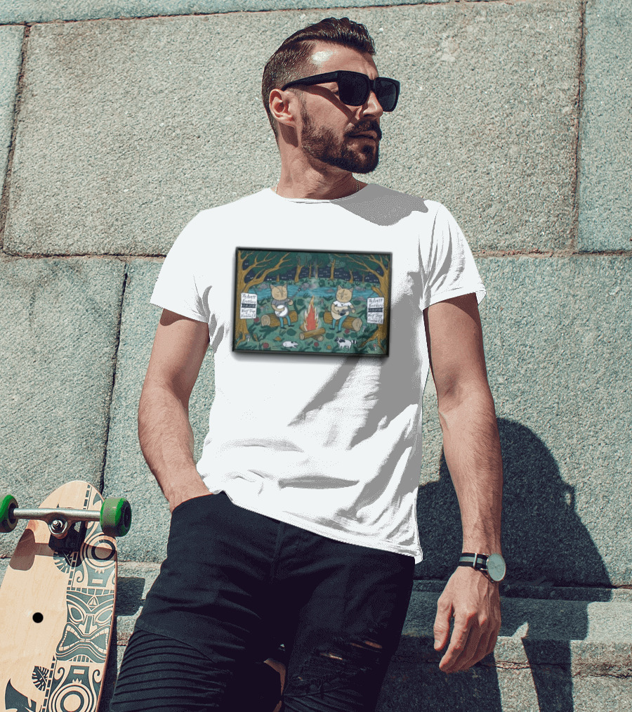 The Avett Brothers Vienna VA Tour 9 18 2026 Cats Playing Instruments By Campfire T-Shirt