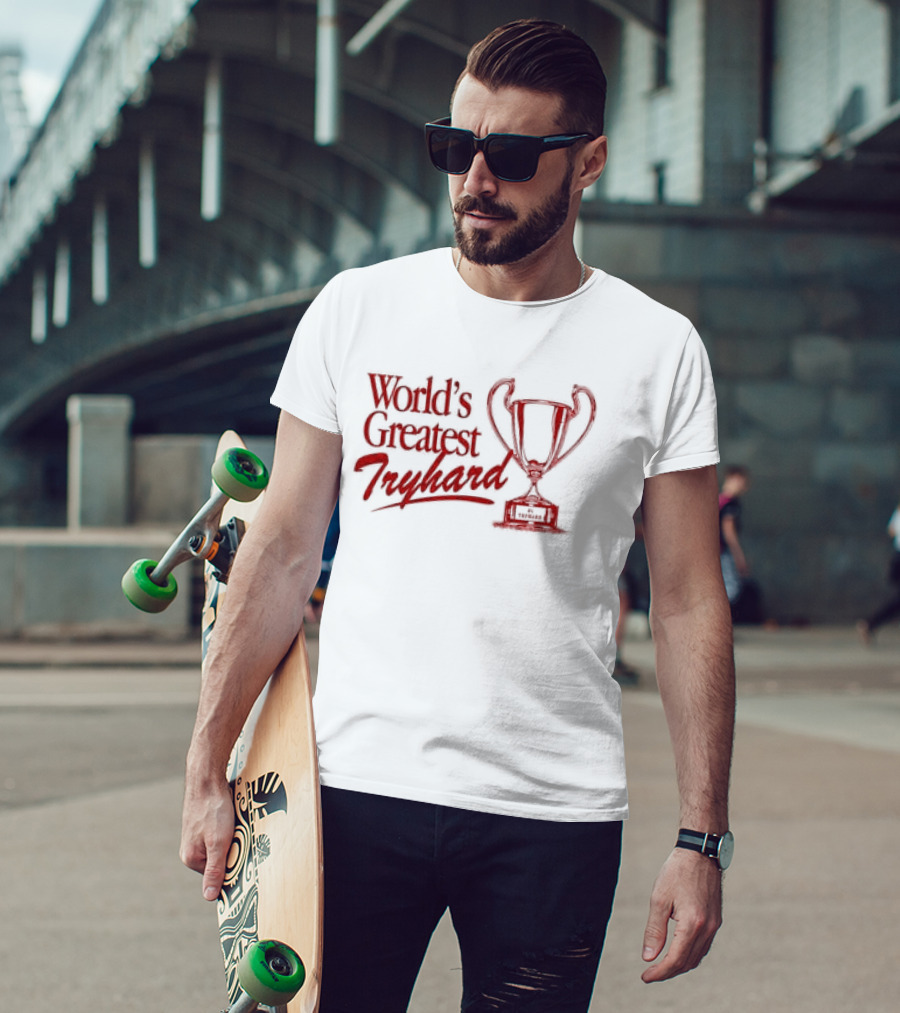 The Band Camino World's Greatest Tryhard Trophy T-Shirt