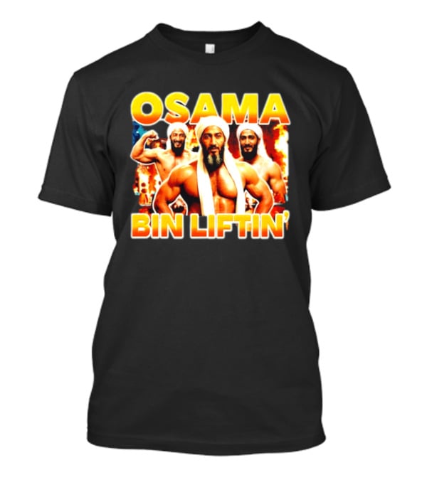 Osama Bin Liftin' Muscular Trio With Turbans And Explosive T-Shirt
