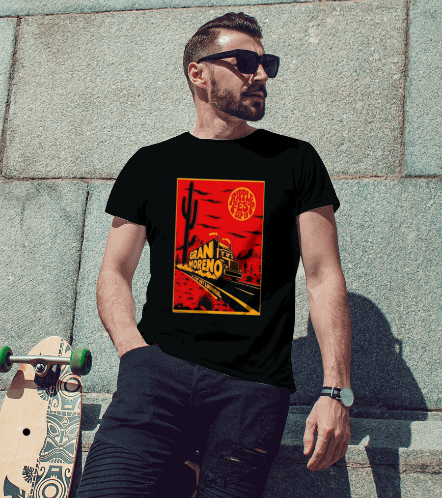 Gran Moreno Ripplefest Texas The Far Out Lounge September 19 2026 T-Shirt