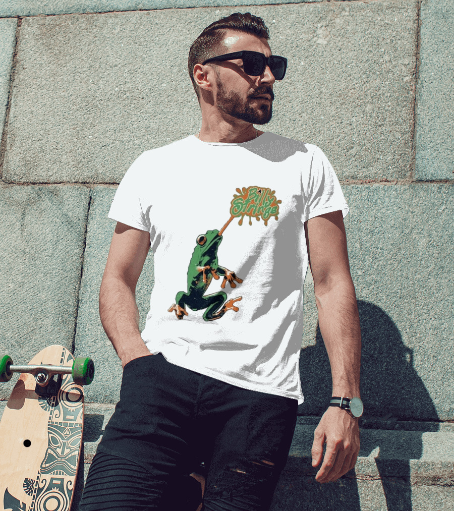 Billy Strings Frog With Orange Tongue And Fruit T-Shirt