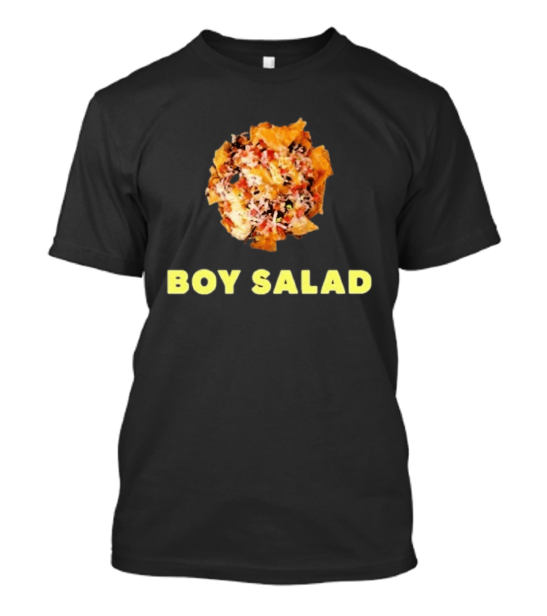 Giant Bomb Boy Salad Colorful Text Nachos T-Shirt