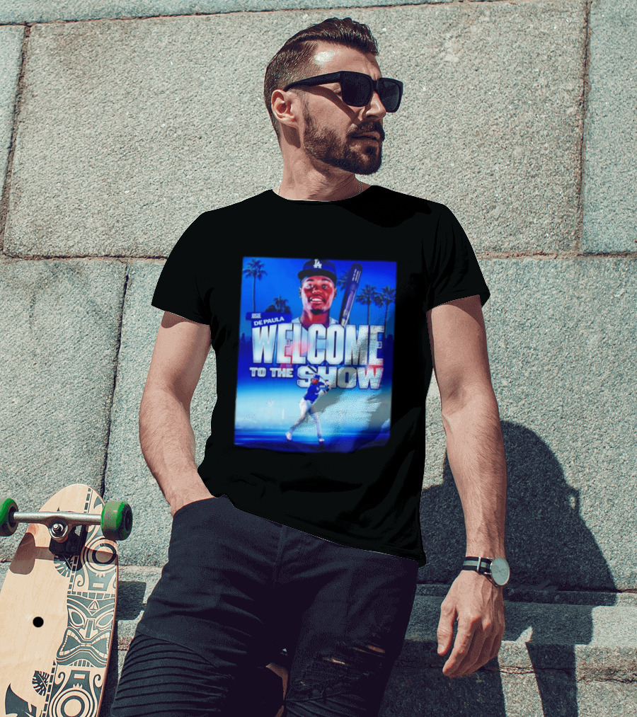 Josue De Paula Welcome To The Show Los Angeles Dodgers T-Shirt