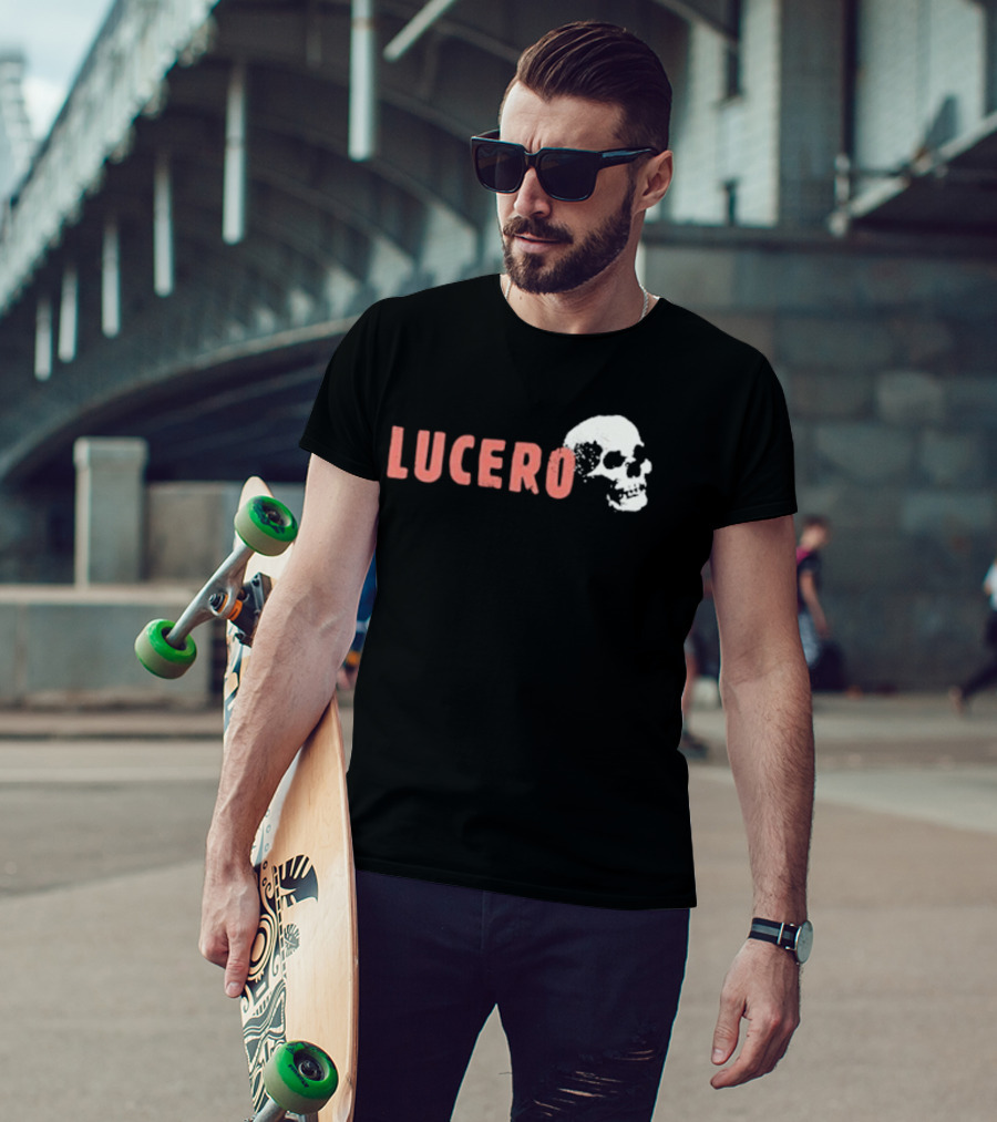 Lucero Skull Leaves T-Shirt