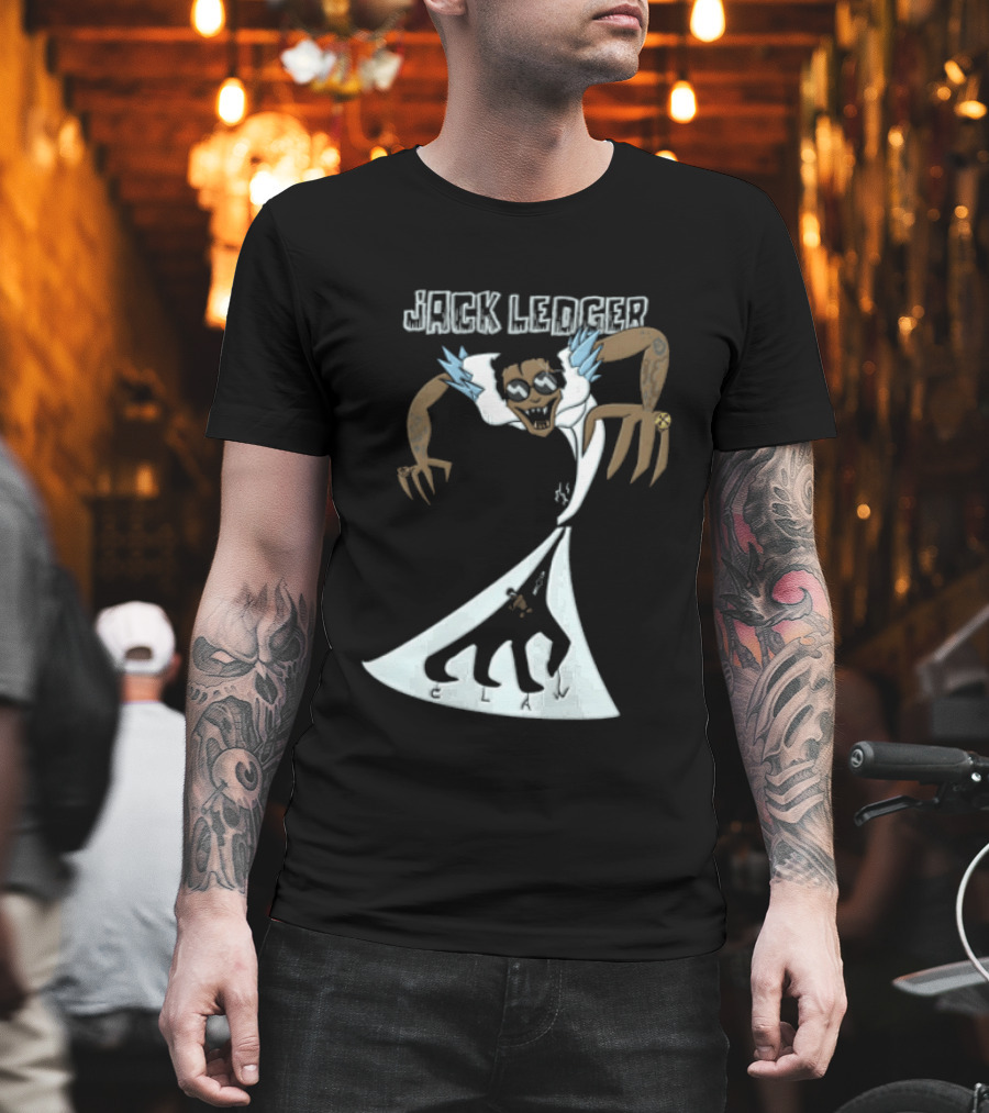 Jack Ledger Horror Character Summoning Creepy Figure T-Shirt